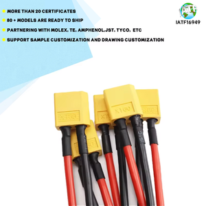 ขั้วต่อไลโปตัวผู้และตัวเมีย2พินสำหรับแบตเตอรี่ RC Lipo XT90แบตเตอรี่ลิเธียมไฟฟ้า XT30สายเคเบิลปลั๊ก XT60 - Product Image 4