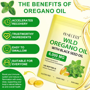 <span class=keywords><strong>O</strong></span>.SECERT Capsule di Olio di Origano Selvatico con Olio di Semi Neri, Concentrazione Potente di Carvacrol e Timochinone, 6000Mg per Dose - Product Image 3