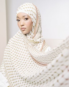 <span class=keywords><strong>Hijab</strong></span> Pashmina Chiffon Lembut Wanita, Kerudung Keffiyeh Dubai Palestina, Selendang <span class=keywords><strong>Turban</strong></span> - Product Image 2