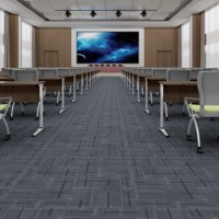Dalles de moquette géométriques en boucle pour bureau, avec support en asphalte, modernes, pour la maison, l'hôtel, la chambre, en polypropylène, lavables
