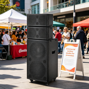 Wooden Wireless Stage Stereo <b>Speakers</b> at Home Big Power Sound Equipment Amplifiers With Outdoor Audio - Product Image 3