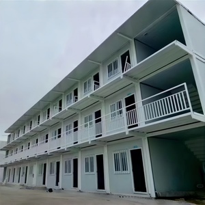 Maison modulaire préfabriquée à trois étages, dortoir pour travailleurs, logement modulaire Knowdwon, hébergement portable sur chantier - Product Image 2