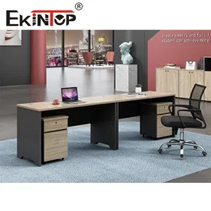 Ekintop التنفيذي محطة حجيرة مكتب عمل طاولة مكتب من الخشب مكتب عمل الحديثة طاولة عمل ورشة عمل مكتب