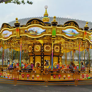 Fair ground Outdoor Amusement 36 Sitze Weihnachten Kiddie Rides Karussell Pferd Merry Go Round zum Verkauf - Product Image 3