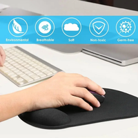 Alas Mouse Warna Solid Anti-Selip Nyaman Ringan Harga Murah Kain Karet Anti-Slip untuk Gaming