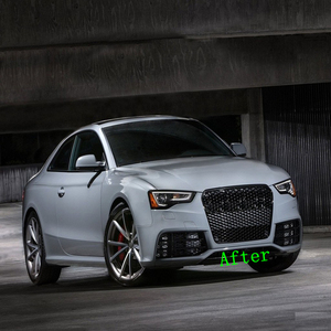 2013 materiale Aftermarket PP 2014 <span class=keywords><strong>paraurti</strong></span> anteriore 2015 RS5 con tutti gli accessori (griglia anteriore + labbro anteriore) per <span class=keywords><strong>Audi</strong></span> <span class=keywords><strong>A5</strong></span> - Product Image 4