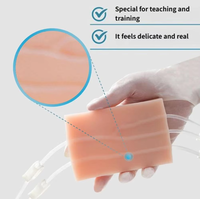 Modèle de coussin en silicone pour la formation à la ponction veineuse et à l'injection IV sur la peau humaine, ensemble de modèles pour la pratique de l'extraction de sang veineux