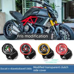 Nueva Tapa Lateral Transparente para Embrague Modificado para <span class=keywords><strong>Ducati</strong></span> X-Diavel S <span class=keywords><strong>1260S</strong></span> Big Devil - Product Image 6