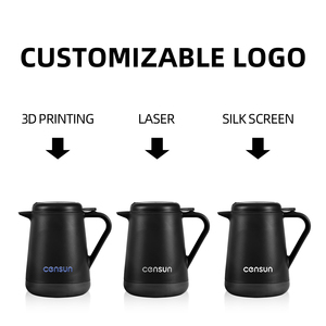 ANSHENG OEM Carafe <span class=keywords><strong>à</strong></span> <span class=keywords><strong>café</strong></span> isolée <span class=keywords><strong>à</strong></span> double paroi en acier inoxydable de 20oz avec logo personnalisé Pot <span class=keywords><strong>à</strong></span> thé et <span class=keywords><strong>café</strong></span> thermique en métal sous vide - Product Image 5