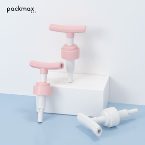 Saddle-shaped nozzle external spring press <b>pump</b> head — for lotion, <b>shampoo</b> & shower gel - Product Image 1