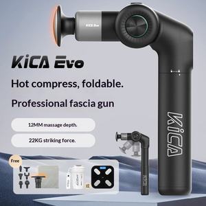Pistola de Masaje Muscular Plegable Kica Hot Compress Fascia Gun, Masajeador Profesional Inalámbrico con Motor sin Escobillas, Batería de 1200-2000 mAh, Musical - Product Image 2