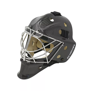 Casque de gardien de but de hockey sur glace YOUNGSON Gy taille XL, visière intégrale, style œil de chat, avec cage en acier inoxydable 304, doublure ABS EVA - Product Image 1