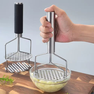 Heavy Dual-<strong>Press</strong> Stainless Steel Potato Masher and Ricer for Mashing Baby Food Vegetable and <strong>Fruit</strong> <strong>Press</strong> - Product Image 1