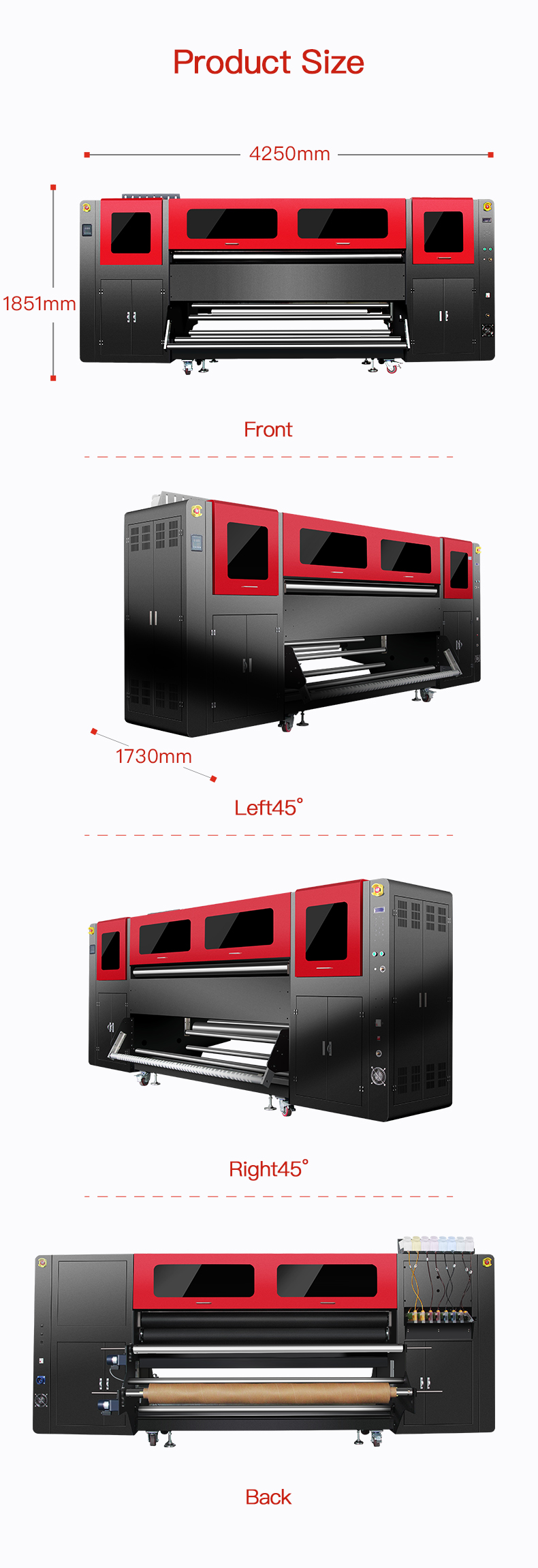 MT 8pcs I3200 printhead Sublimation Paper Printer for yoga clothes printing