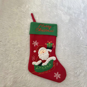 2025 Christmas Stockings Party Items Home Decor Hanging Decorative Stockings Promotion <b>Gift</b> <b>Bag</b> - Product Image 3