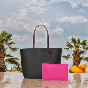 2025奢华PU皮革女式手提包名牌设计师拉链封口涤纶2 pcs套装全新在线 - Product Image 3