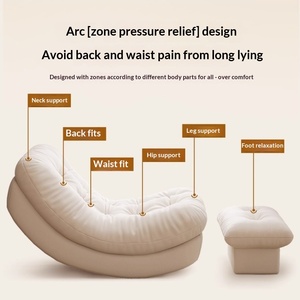 Sillón Reclinable, Silla Mecedora para Adultos, para Dormir, Balcón, Hogar, Nuevo 2025, Tapicería de Franela, Diseño Moderno y Sencillo, Sofá Individual para Descansar - Product Image 2