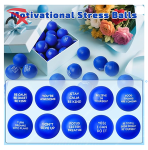 Juguetes Antiestrés de Esponja Suave y Coloridos, Pelotas de Estrés Motivacionales <span class=keywords><strong>para</strong></span> Relajarse, Entretenimiento Diario, <span class=keywords><strong>Regalo</strong></span> - Product Image 3
