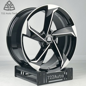 Jantes forgées 722auto 5x112 pour <span class=keywords><strong>Audi</strong></span> <span class=keywords><strong>A3</strong></span> A4 A5 A6 A7 A8 S3 S4 S5 S6 S7 TT TTS 18 19 20 pouces, jantes en alliage noires personnalisées pour voitures - Product Image 3