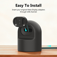 Support de charge de bureau pour bracelet myoélectrique Meta Ray-Ban avec base en silicone