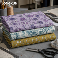 Tissu Popeline 100% Coton Tissé Uni, Impression Numérique Personnalisée Direct Usine, Léger à Motifs Floraux pour Chemises et Robes Femme, Fille, Garçon