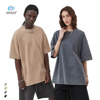 Collection Homme Nouvelle Marque Tendance T-shirts Décontractés pour Hommes 100% Coton à Épaules Larges Imprimé Batik Style Vieilli
