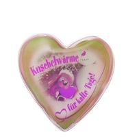 Chaudement cadeau produits PVC boîte d'emballage en forme de coeur réchauffeur réutilisable Gel chaleur Pack