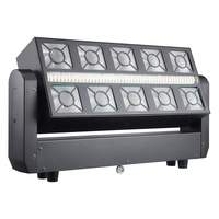 Projecteur à faisceau LED RGBW 4-en-1 10*25W, lumière stroboscopique, contrôle DMX512, indice de protection IP33, pour scène, événement, club, parc à thème