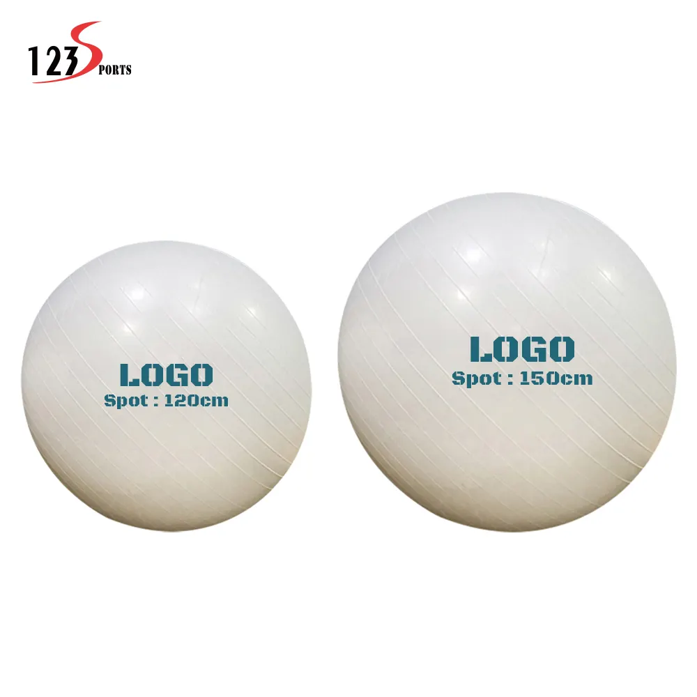 Bola Fitness Yoga besar putih 120Cm 150Cm, bola Pilates Kebugaran Yoga Matte tebal harga pabrik