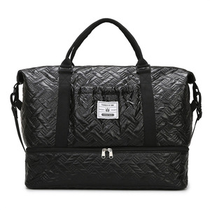 Nouveau sac de voyage convertible Aiconvertible, design minimaliste avec compartiment séparé pour articles secs et humides, grande capacité, extensible, pour le sport et le rangement - Product Image 6
