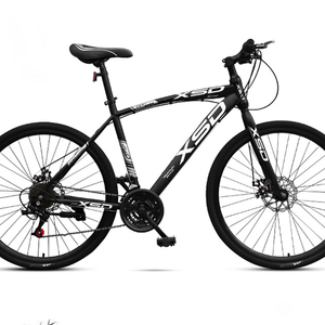Vélo de course sur route XT R-14, vitesse ultra-rapide, vélo résistant au vent, guidon en forme de D, freins à disque doubles, 21 vitesses, acier au carbone - Product Image 1