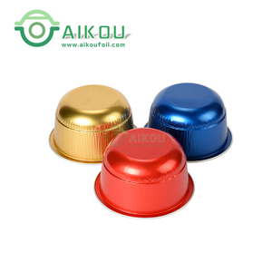 Récipient de cuisson rond en aluminium jetable, pour four, pâtisserie, desserts, plats à gâteaux ronds, brownie, cuisson au fromage - Product Image 2