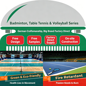 Tapis de terrain de pickleball, dalles en PP emboîtables, surface de tennis portable pour l'extérieur, absorption des chocs, revêtement de sol sportif antidérapant - Product Image 5