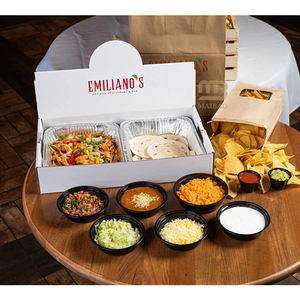 Caja de Catering <span class=keywords><strong>para</strong></span> Compartir en <span class=keywords><strong>Familia</strong></span>, Caja de Tacos, Parrilla Mexicana, <span class=keywords><strong>Comida</strong></span> <span class=keywords><strong>para</strong></span> <span class=keywords><strong>Llevar</strong></span>, Burrito, Barbacoa, Paquete de <span class=keywords><strong>Comida</strong></span>, Bandeja de Aluminio - Product Image 2