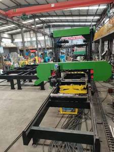 Equipo de sierra de cinta horizontal hidráulica automática de funcionamiento estable para la fabricación de madera dura - Product Image 3
