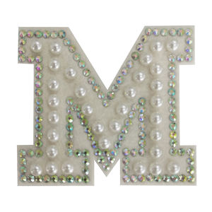 100% benutzer definierte bestickte Chenille Patches Strass Herz Blumen form Abzeichen Aufbügeln Nähen Kleidung für Hut 1-3 Tage Probenzeit - Product Image 3