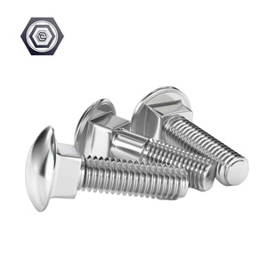 Tùy chỉnh thép không gỉ 18-8 304 khung dài Bumper <span class=keywords><strong>Bolt</strong></span> Bộ dụng cụ vận chuyển bu lông đầy đủ chủ đề khóa máy giặt <span class=keywords><strong>inch</strong></span> Metric - Product Image 2