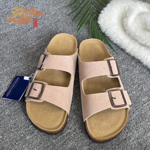Scarpe SIKE Birkenstock con Suole in Sughero e Sandali per Uomo e Donna, Nuovi Infradito in Pelle a Doppio Cinturino, Stivali Birkenstock Vintage - Product Image 4