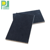 Dalles de plafond suspendu en laine minérale noire durables, fibres minérales pour plafond