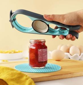 Abrelatas para personas mayores con manos débiles y artritis, abridor de botellas multifunción 5 en 1, abridor de tapas, abridor de goma antideslizante - Product Image 4