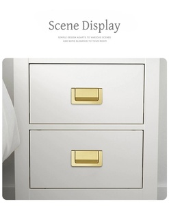 모던 심플 가구 조절 가능 서랍장 손잡이 주방 옷장 침실 히든 아연 손잡이 - Product Image 3