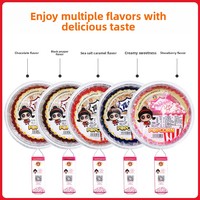 Popcorn Sucré Sans OGM et Sans Gluten Saveur Blé 75g Snacks de Sarrasin pour Cinéma à Domicile Micro-ondes Popcorn Sans OGM et Sans Gluten avec Poignée Snack de Céréales Frites en Emballage Gobelet