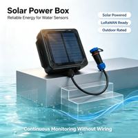 Capteur d'ions chlore solaires LoRaWAN IP68 avec compensation automatique de température pour la surveillance à distance des rivières, des tours de refroidissement et de l'eau d'irrigation