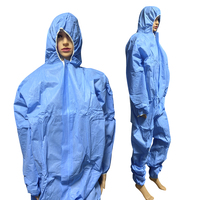 Combinaison de protection jetable en tissu non tissé épais et respirant ALLESD