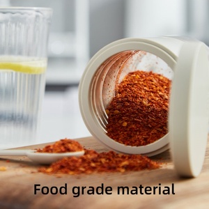 Glass Spice Jars Spice Containers Spice Bottles Mini Seasoning Storage Jars with Flapper Condiment <b>Pots</b> - Product Image 6