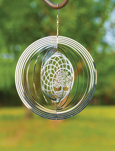 3D <span class=keywords><strong>de</strong></span> Metal <span class=keywords><strong>de</strong></span> jardín al aire libre decoración viento Spinner (árbol <span class=keywords><strong>de</strong></span> <span class=keywords><strong>la</strong></span> <span class=keywords><strong>vida</strong></span> <span class=keywords><strong>de</strong></span> Dreamcatcher) - Product Image 2