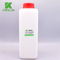 Bouteilles en plastique carrées de laboratoire HDPE de 1000 ml avec bouchon à vis à large ouverture