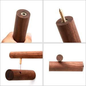 Legno Barra di Tovagliolo Fissato Al <span class=keywords><strong>Muro</strong></span> del Tovagliolo Cremagliera - Product Image 3