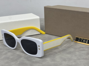 Lunettes de soleil carrées unisexes tendance 2026, dégradées, polarisées, protection UV400, en PC, de marque de luxe, vente en gros - Product Image 2