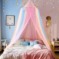 Moustiquaire de lit dôme arc-en-ciel en gros pour enfants